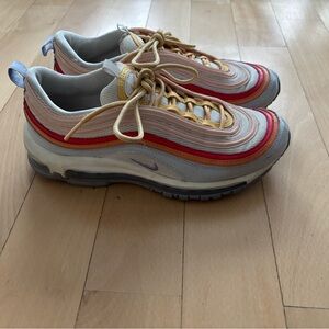 Nike Air Max 97 MULTI COLOR FULL AIR CW5588 001 Women Shoe Size 9 EUC